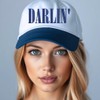 Darlin Embroidered 2 Tone Hat (Red/Natural)