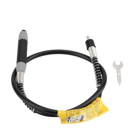 Flexible Drill Shaft Extension, Wave Adapter, Universal Flexible Shaft with Adjustable Chuck Head, Holds 6 mm Chuck Clamping or Polishing Sets, Drilling Accessories for Large Electric Grinding Machine