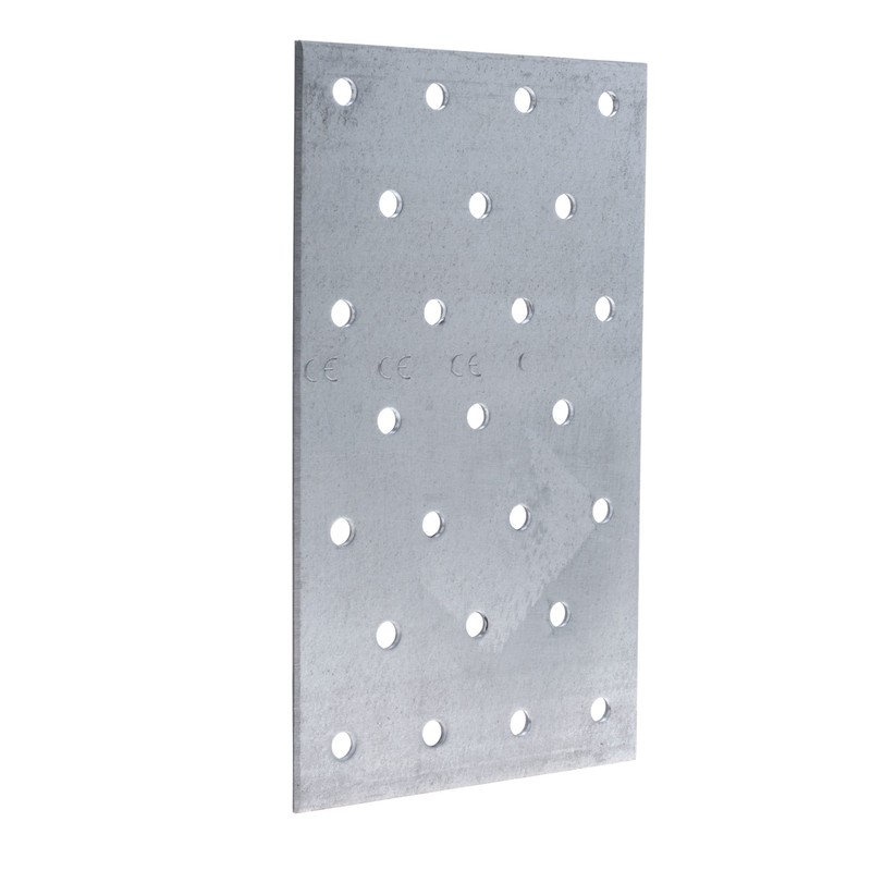 Flat Connecting Joining Plate Galvanised 100x140x2 mm Sleeper Joining Plate