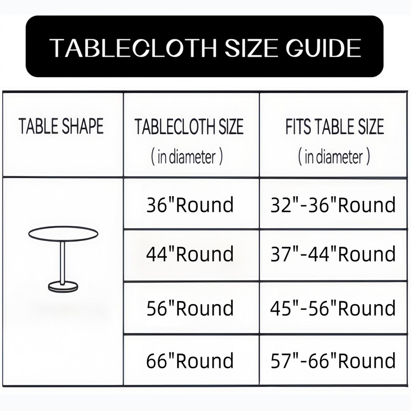 Walrus Round Vinyl Fitted Tablecloth with Flannel Backing Elastic Edge