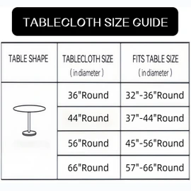 Walrus Round Vinyl Fitted Tablecloth with Flannel Backing Elastic Edge Design Table Cover Waterproof Oil-Proof PVC Table Cloth Stain-Resistant Best for 37"-44" Round