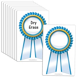 StoreSMART 3 1/2” x 5 1/2” Magnetic Award Ribbons - 10-Pack - AR312X512-_-10 - Gold