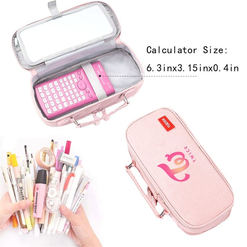 ZHENGGE Kpop Twice Merchandise Large Capacity Pencil Case Storage Pouch