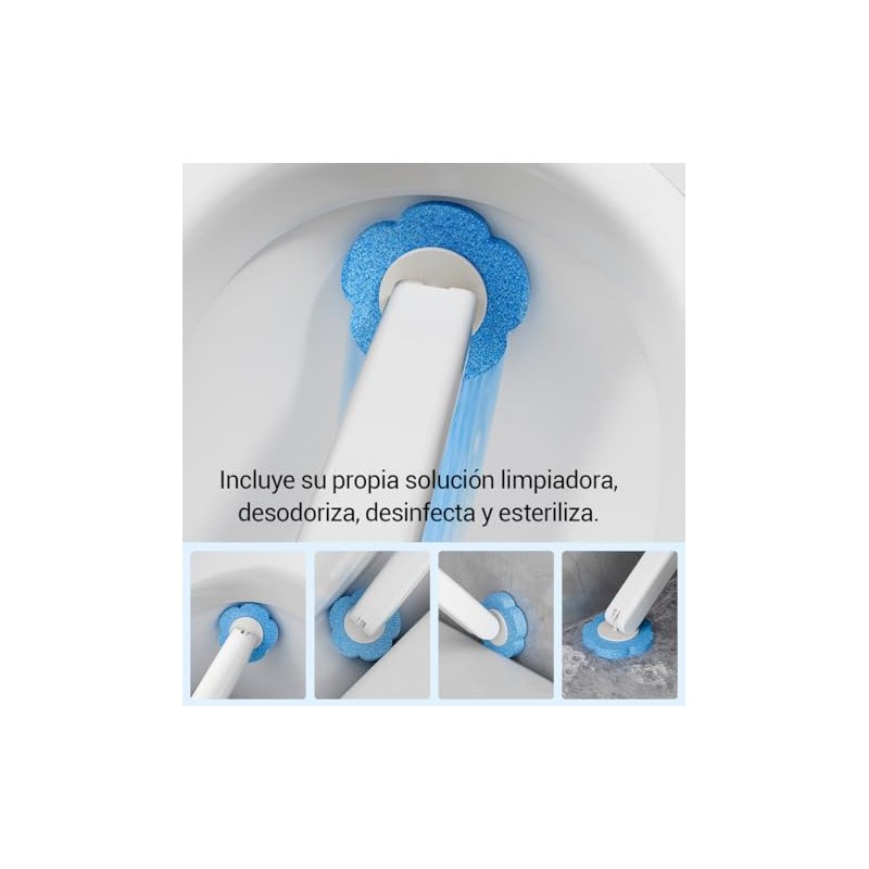 JESWO Cepillo de Inodoro Deshechable 40pcs