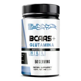 Aminoácidos Bcaas  Glutamina Bunny Sport 50 Servicios 1kg                                                                                             