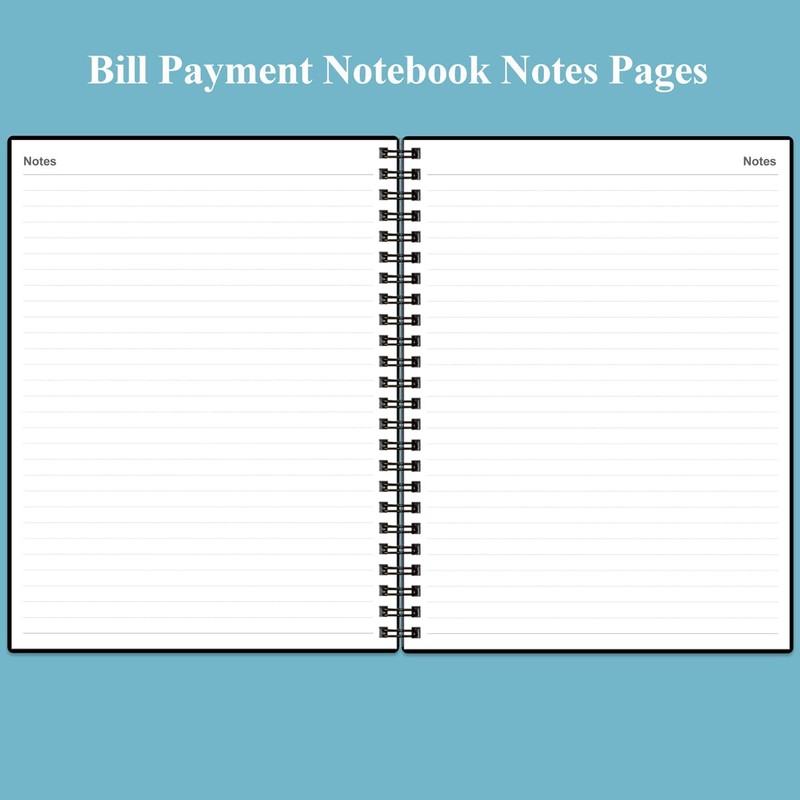 Bill Payment Tracker Notebook - Monthly Bill Organizer & Planner