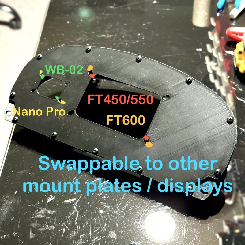 CBC Civic 96-00 Dash Cluster MOUNT FOR FT 600/FT 550/FT