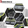 HATAUNKI 2 Pack Retro-Reflection Security Safety Vests Heavy Duty Black