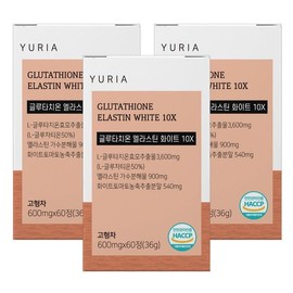 NS Home Shopping 유리아 고순도 글루타치온 엘라스틴 화이트10X 3박스 600mg 180정 6개월분..[33691998] Yuria High Purity Glutathione Elastin White 10X 3 Boxes 600mg 180 Tablets 6-Month Supply..[33691998]