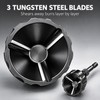 2 Pack JUSTINLAU Tungsten Steel External Deburring Chamfer Tools with