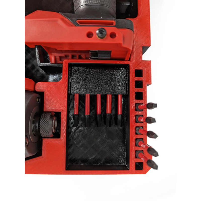 M18 Gen4 Drill/Impact Driver Combo Insert Organizer for Milwaukee Packout