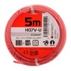 Zenitech - H07V-U 2.5mm² Red Power Supply Cable - 5m