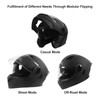 SPARK DOT Approved Modular Flip-Up Dual Visor Motorcycle Full Face