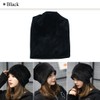 DAYCLOSET hat145 Women's Beanie Hat, Brushed Velour Cap, Cold Protection,