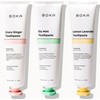 Boka Natural Whitening Toothpaste 3-Pack - Ela Mint, Coco Ginger, & Lemon Lavender - Nano-Hydroxyapatite for Remineralizing, Fluoride-Free - Dentist Recommended for Kids & Adults - Made in USA, 12oz