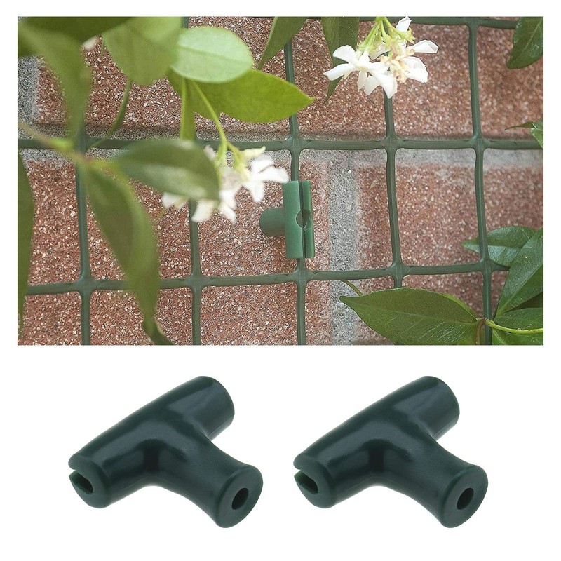 EMSea 30Pcs Chicken Wire T-Clip Kit, with Screw Anchor for