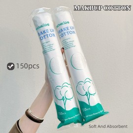 Recommended Round Cotton Pads in Bag, Double-Sided Makeup Remover Pads (150 Sheets/Box) 154 Packs 10ea