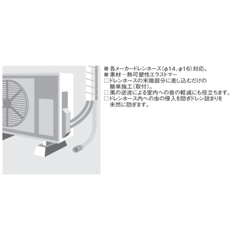 T A S C O 防虫ドレンキャップ 2個入 TA975BZ