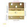 DIY Vintage Tri-fold Hinges,Antique Retro Fold Hinge Hardware for Door,