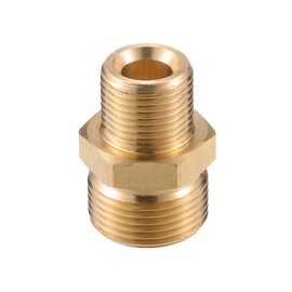 VekAuto Pressure Washer Connector, 16mm G3/8" to M22x1.5 Male Adapter Brass Screw Hose Connector Universal for Pressure Washer Brass Copper Tone