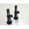 TMC 2 x Anodized Aluminium Stage stands with locking nuts,
