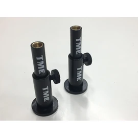 TMC 2 x Anodized Aluminium Stage stands with locking nuts, with 2 x 3 inch inserts. Carp