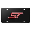 iPick Image for Ford Focus ST 3D Logo Black Stainless