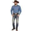 Wrangler Vaqueros Retro Ajustados de Pierna Recta para Hombre, Dark