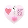 Beauty Creations - Pout  Go Llavero con Bálsamo Labial en Forma de Corazón - Aroma Lichi