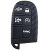 RUNZUIE Silicone 5 Buttons Smart Key Fob Cover for 2025