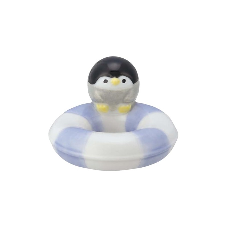 Decorle MG-38763 Uchiwa Chopsticks Rest Penguin Approx. 1.7 x 1.8