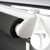 EnixwH 4 Klemmfix brackets, clamp holder for roller blinds, clamp
