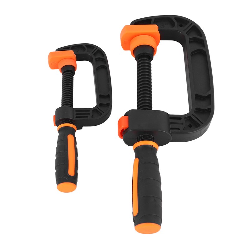 2Pcs C Clamp 2 Inch 3 Inch Adjustable Quick Release