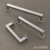 Alzassbg 10 Pack Brushed Satin Nickel Cabinet Pulls, 5 Inch(128mm)