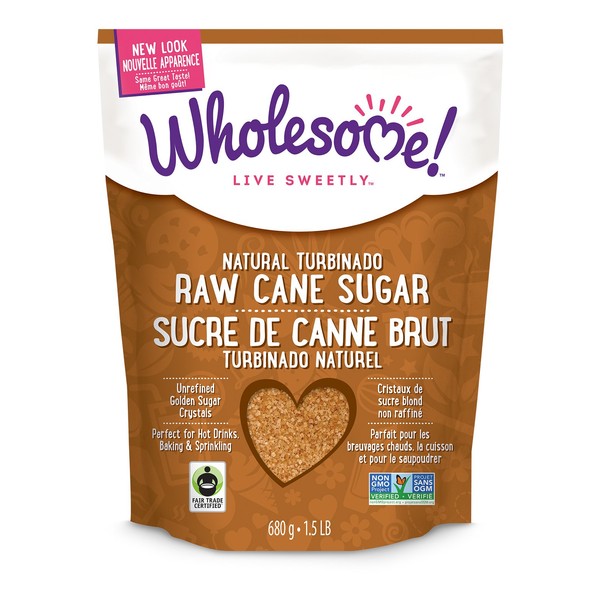 Wholesome Sweeteners Raw Cane Sugar 680g