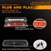 ZDEERAOTO Smoked Lens LED 3rd Third Brake Light Replacement for