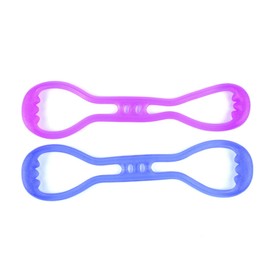 COZENTA Multi-Tube Fitness Training Stretch Exercise Bands Elastic 2 Pack