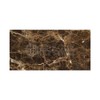 Emperador Dark Spanish Marble 6 X 12 Subway Field Tile,