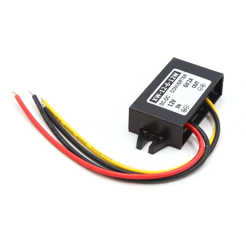 uxcell DC 12V to 6V 2A Car Reducer Power Supply