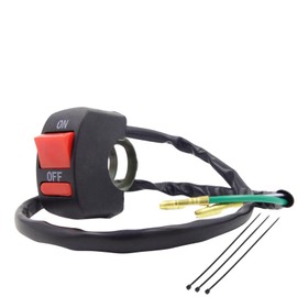 ELIFEPARTS 7/8'' 22mm Handlebar Kill On Off Switch Compatible with Coleman CT100U CT200U CT200U-EX BT200X, Headlight Fog Light Start Ignition On/Off Switch for dirt bike, ATV, four-wheelers, mini bike