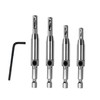 AIMALL 4pcs Self-Centering Drill Bits Set with Hex Shank, Pilot