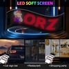 MaxEarn Car LED Sign, 37.4 x 9.2 cm Flexible LED