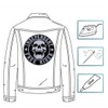 Free Rider Independent Skull Embroidered Iron On Patch Biker Patch