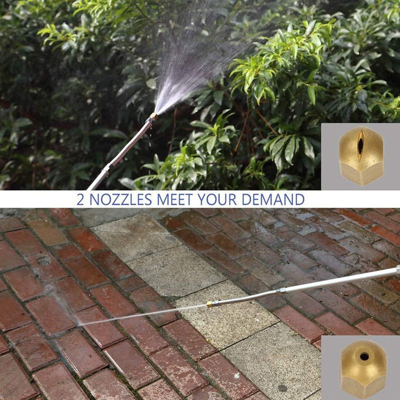 Water Jet High Pressure Washer Spray Nozzle Car Washing Tube