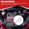 SecosAutoparts Windshield Washer Reservoir Tank W/Cap, Compatible with Hyundai Tucson