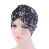 YEHUDAF LEE Turbans for Women, Soft Turban, Headwear, Pleated Beanie