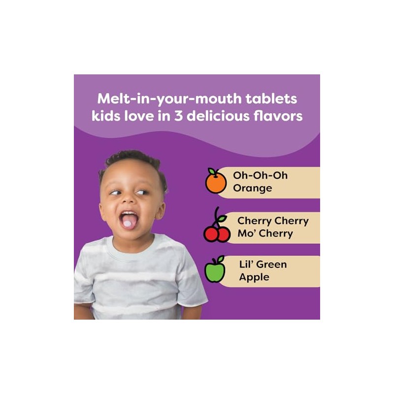 Renzo Picky Eater Multi Vitaminas Veganas Niños Azúcar Sabor Cereza