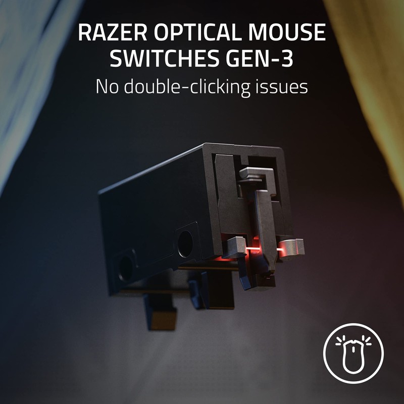 Razer DeathAdder V3 Wired Gaming Mouse: 59g Ultra Lightweight -