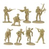 BMC WW2 D-Day Plastic Army Men - 34 American, British,