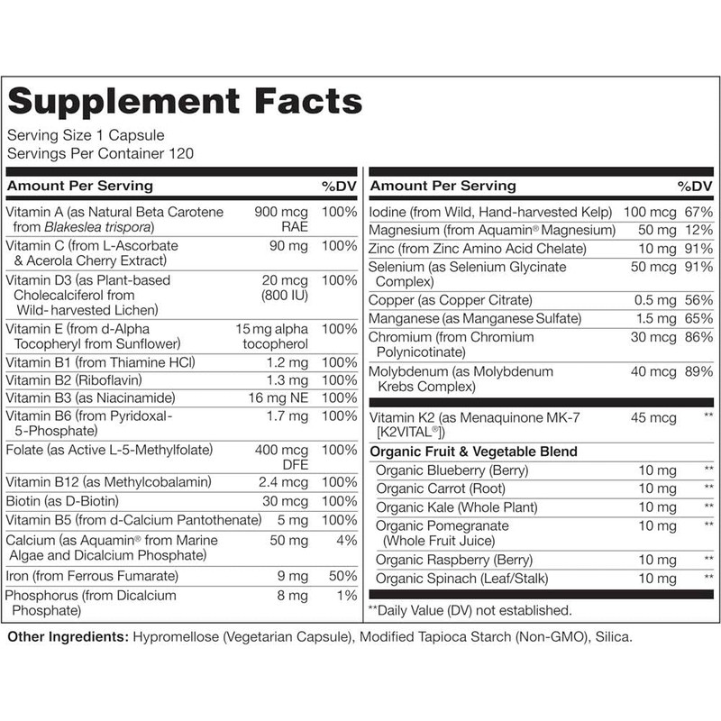 Women's Multivitamins (One a Day) | 30 Essential Vitamins, Minerals,